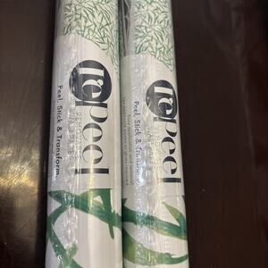 Jade‎ Green Watercolor Leaves Removable Peel and Stick Wallpaper, 28sq. Ft. X2